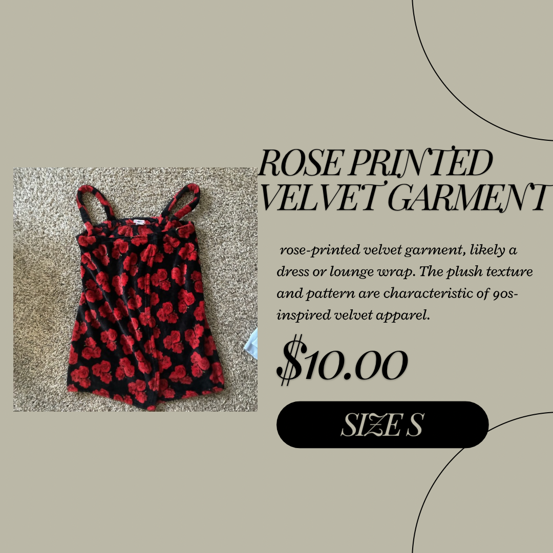 Rose Velvet Garment